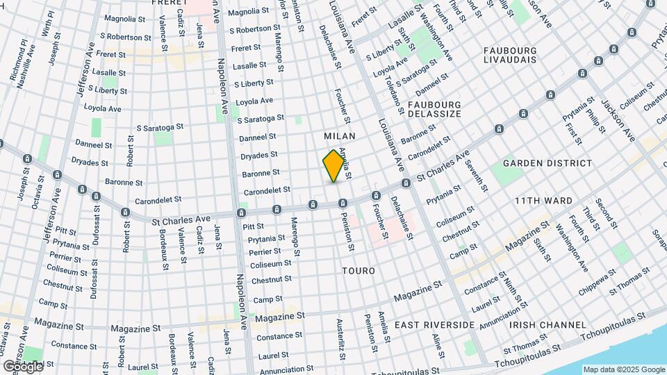 1636 Peniston St Map and Location Details