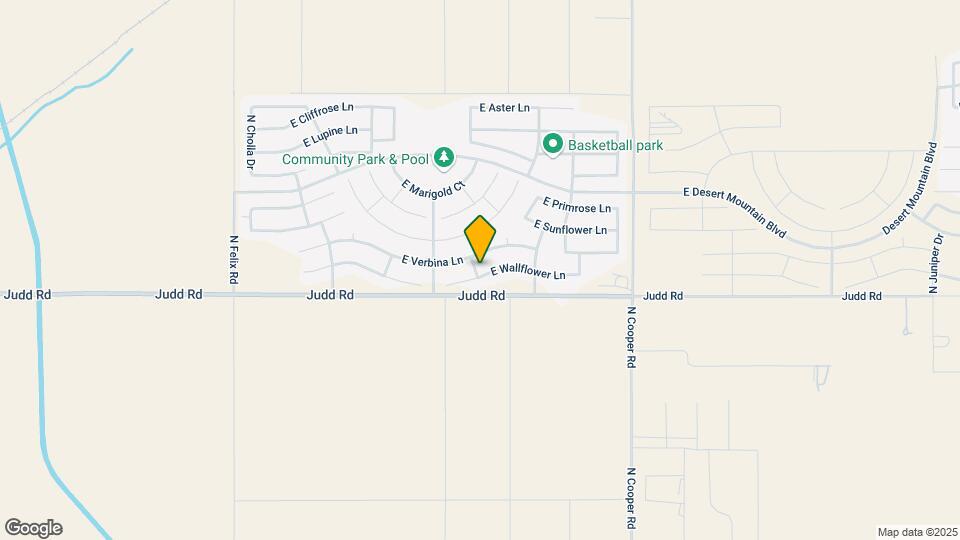 11184 E Wallflower Ln Map and Location Details