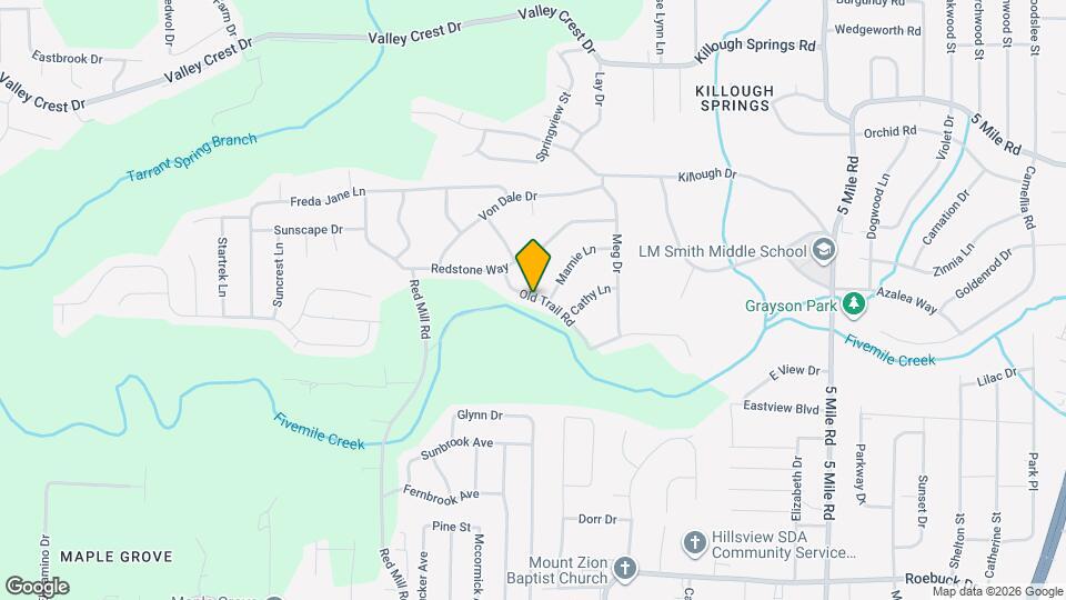 829 Old Trail Rd Map and Location Details