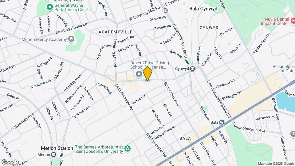 Metropolitan Bala Cynwyd Map and Location Details