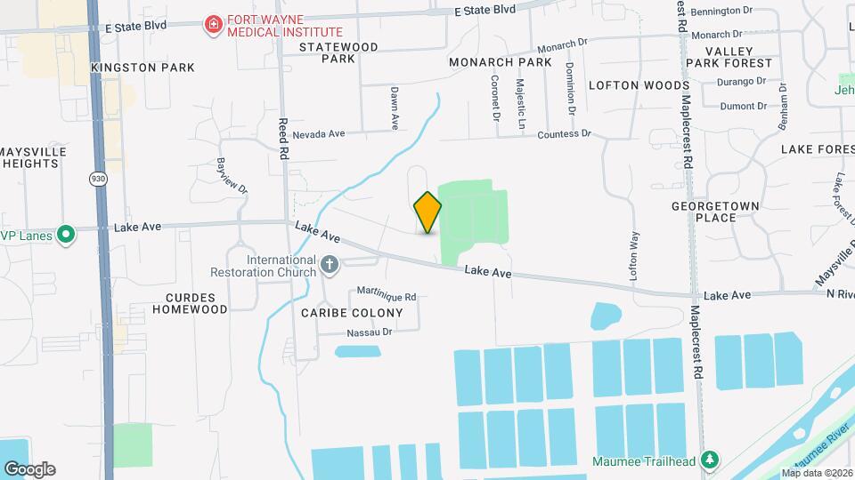 5214 Vermont Ln Map and Location Details