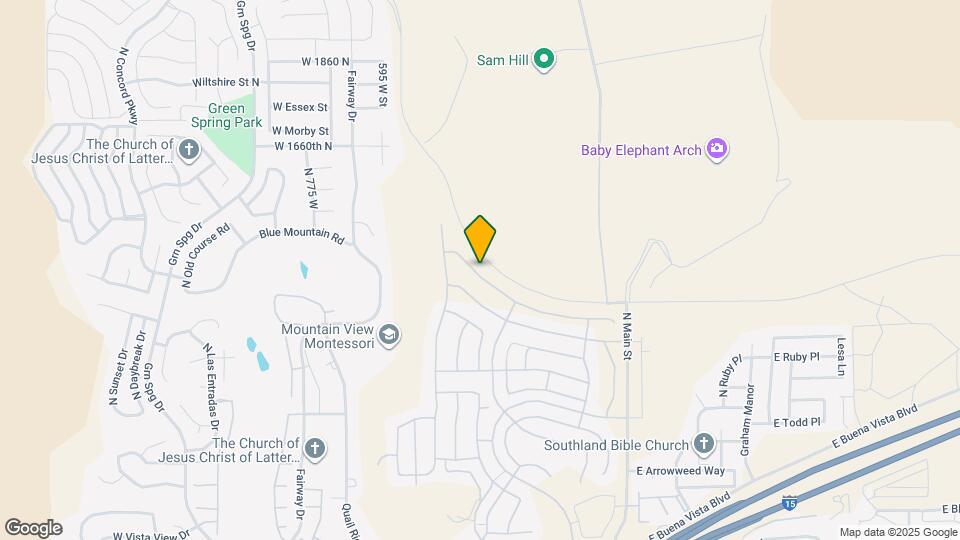 386 Camino Borde Map and Location Details