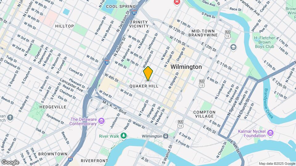 513 West St Map and Location Details