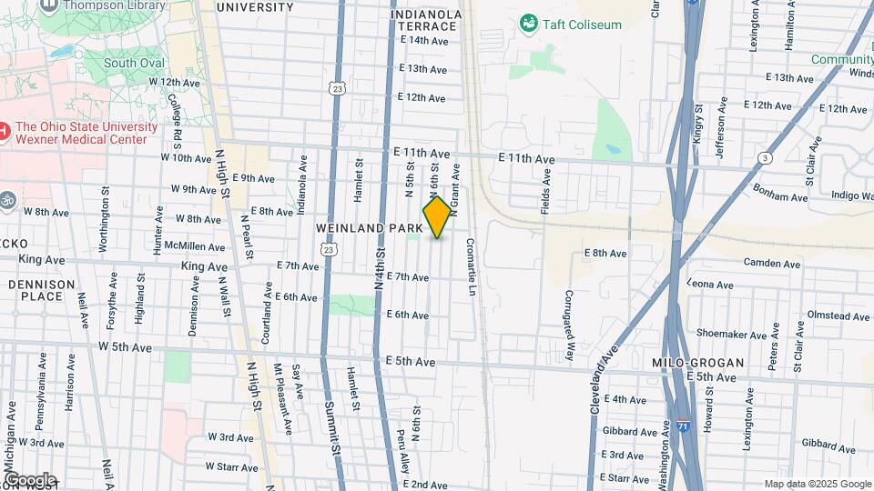 1352 N 6th St Map and Location Details