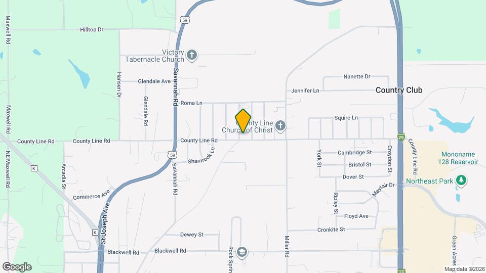 6103 N 26th Street Ter Map and Location Details