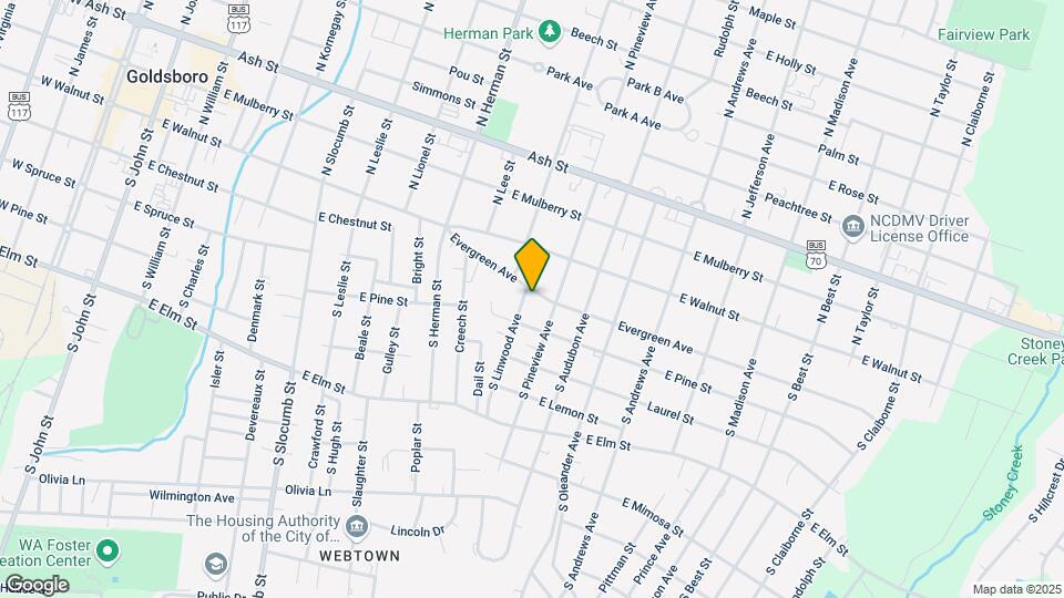 200 S Linwood Ave-Unit -Apt A Map and Location Details
