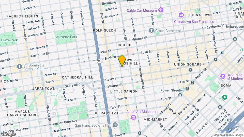 1008 Larkin Mapa y Detalles de la Ubicación