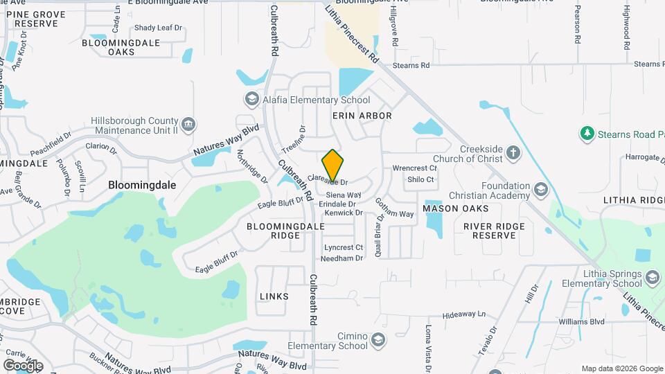 2515 Clareside Dr Mapa y Detalles de la Ubicación