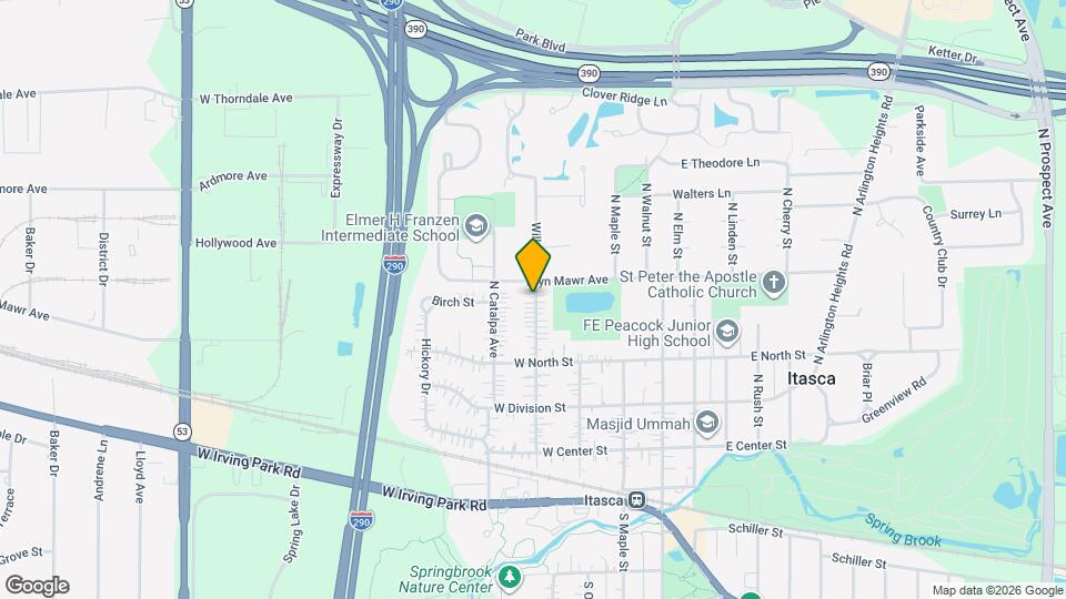 6N 730 Manor Rd Map and Location Details