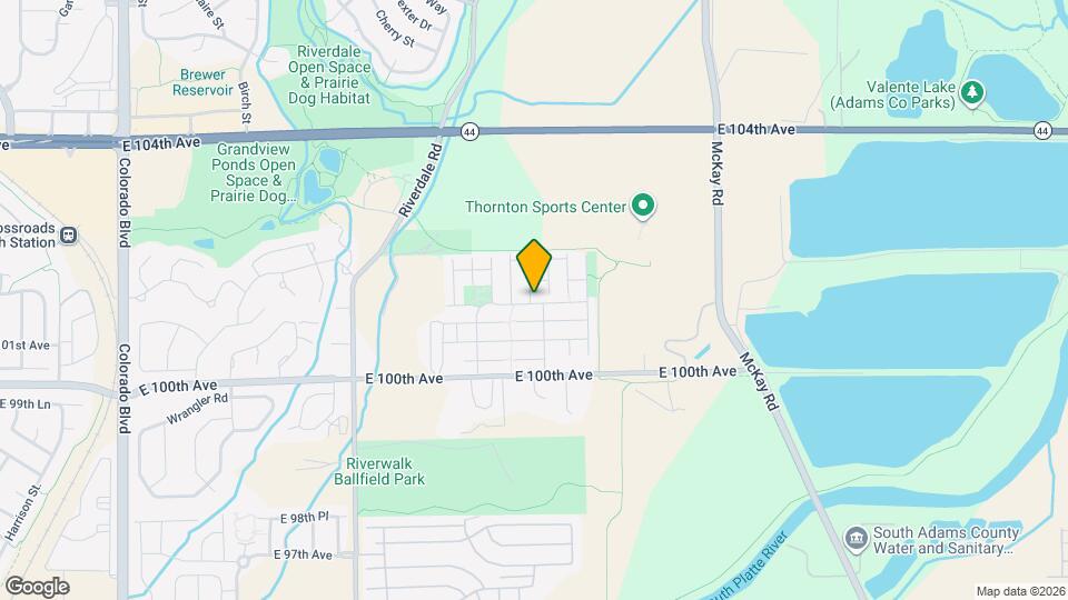 10100 Glencoe Ct Map and Location Details