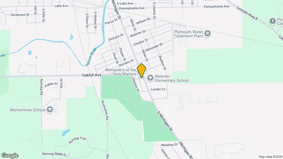 1104 S Michigan St Map and Location Details