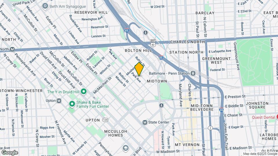 1331 Park Ave Map and Location Details