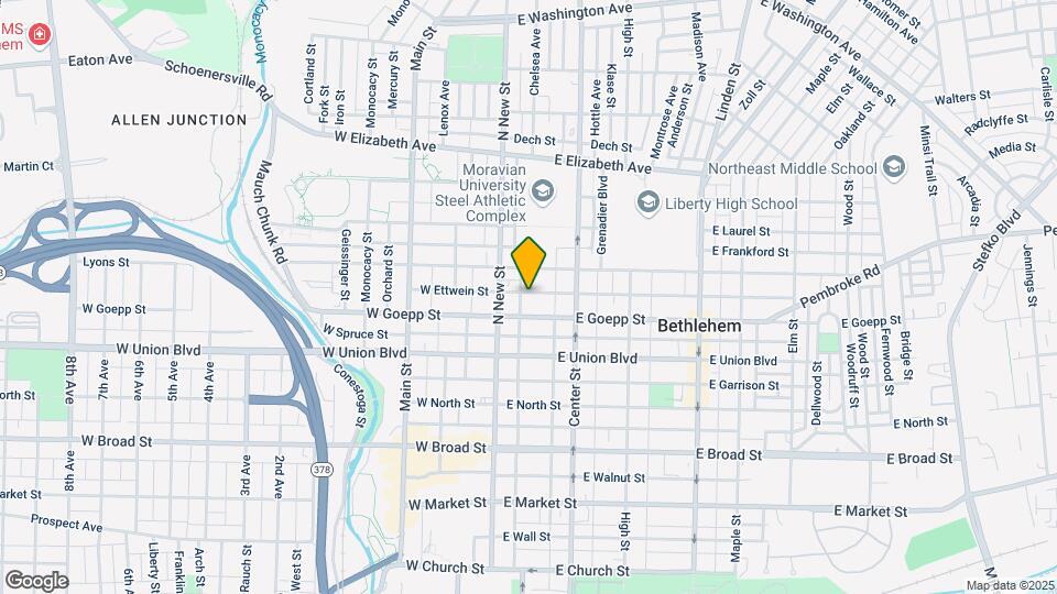28 E Ettwein St-Unit -Addition Map and Location Details