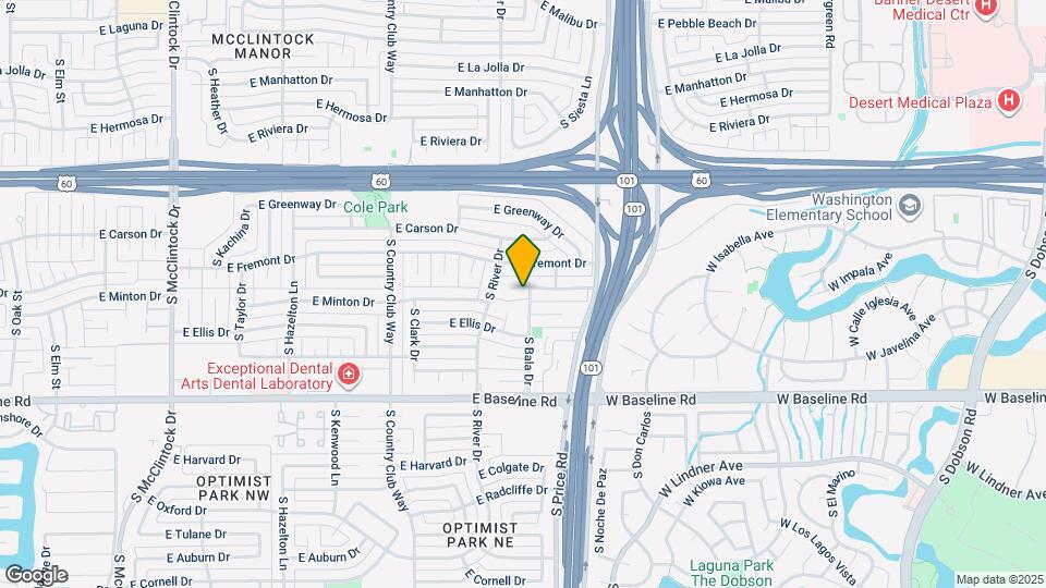 2127 E Minton Dr Map and Location Details