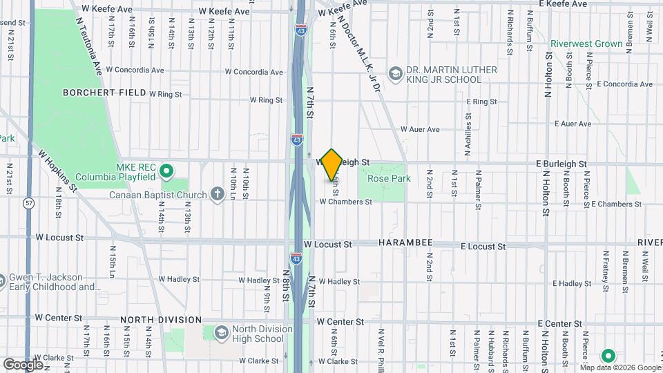 3027 N 6th St Map and Location Details