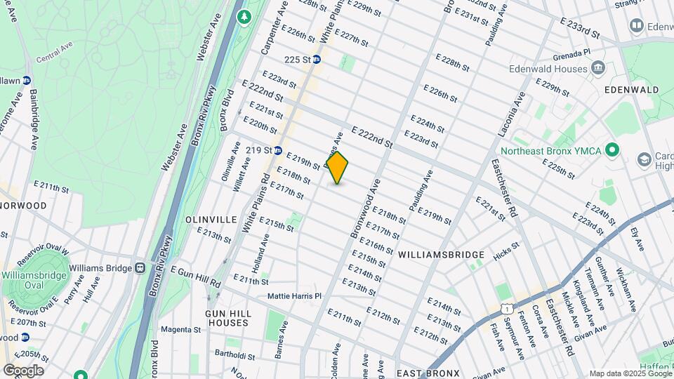 827 E 218th St Mapa y Detalles de la Ubicación