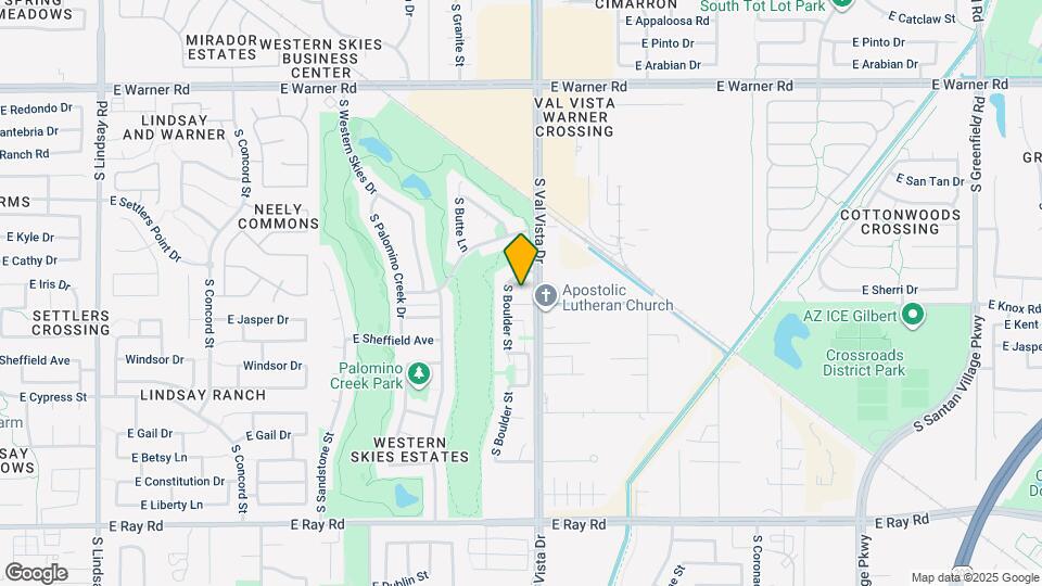 1190 S Red Rock Ct Map and Location Details