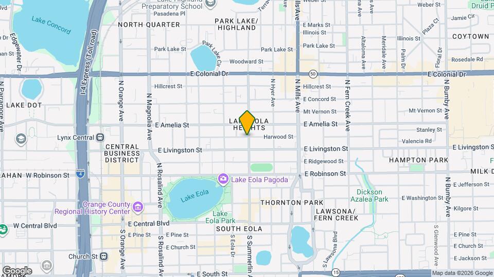 416 N Summerlin Ave, Unit 416 N. Summerlin Ave. Map and Location Details