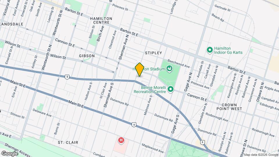 12 Senator Ave Map and Location Details