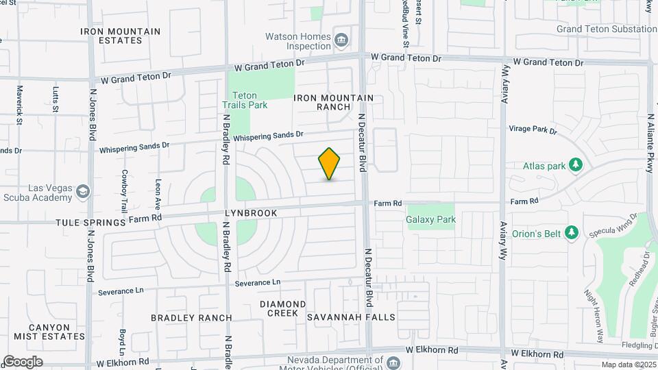 4913 Whispering Spring Ave Map and Location Details