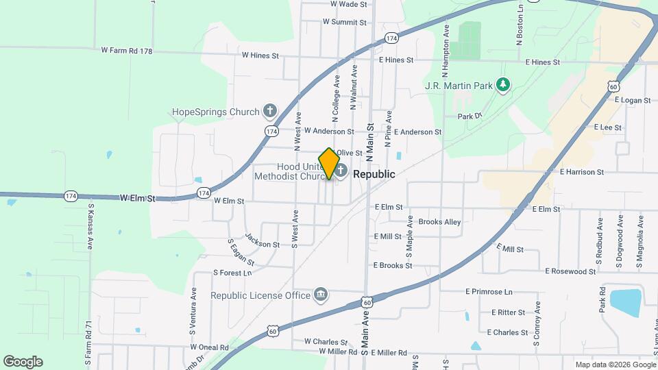 126 N Maplewood Ave Map and Location Details