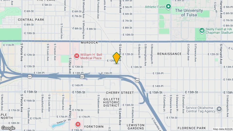 2323 E 13th St Map and Location Details