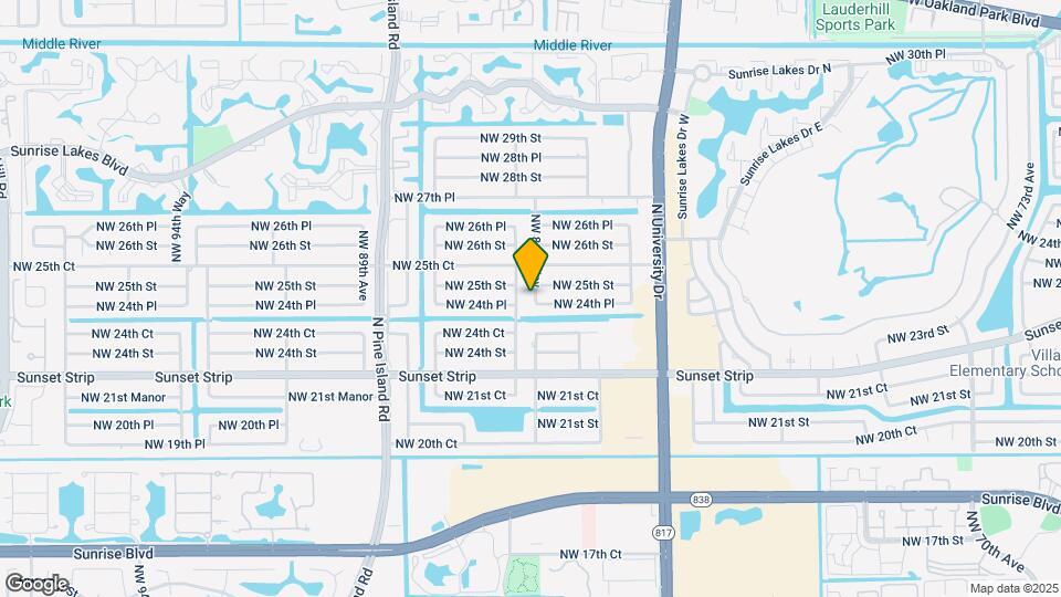 2477 NW 84th Way Map and Location Details