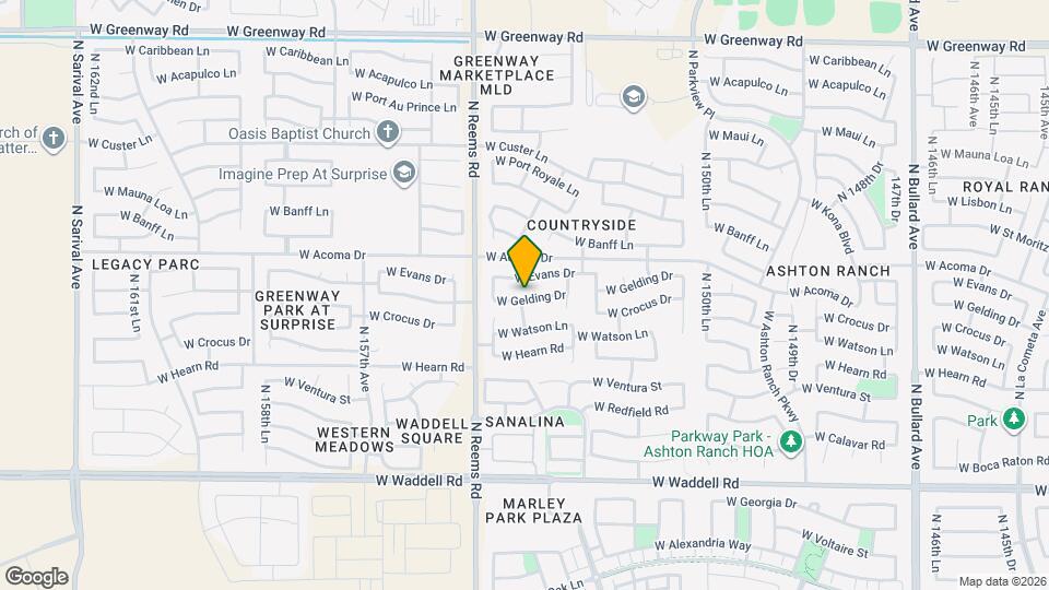 15374 W Gelding Dr Map and Location Details