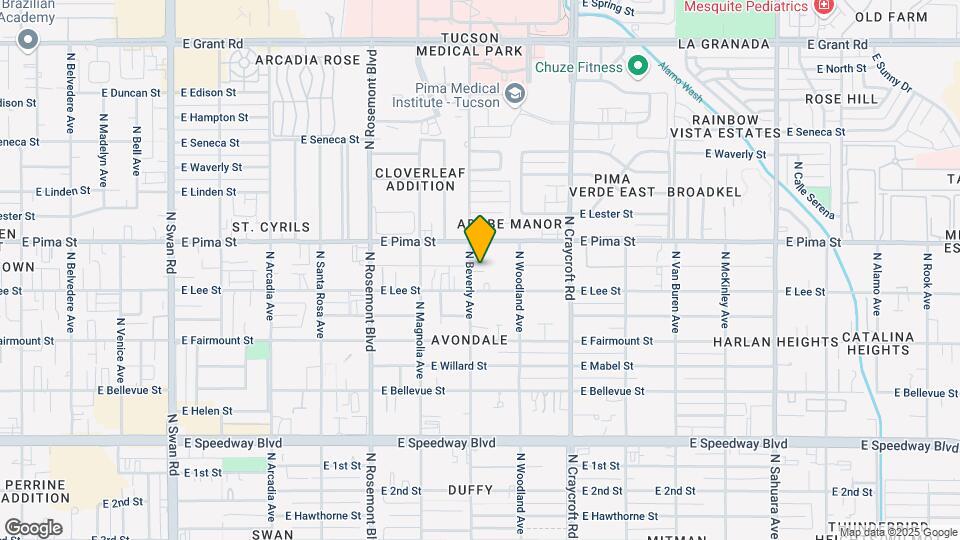 1622 N Beverly Ave Mapa y Detalles de la Ubicación