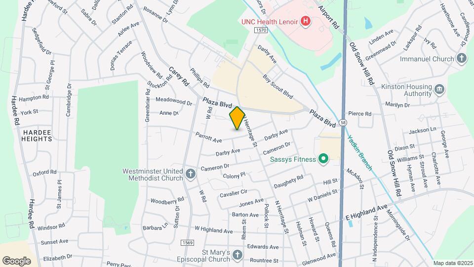 705 Parrott Ave Map and Location Details