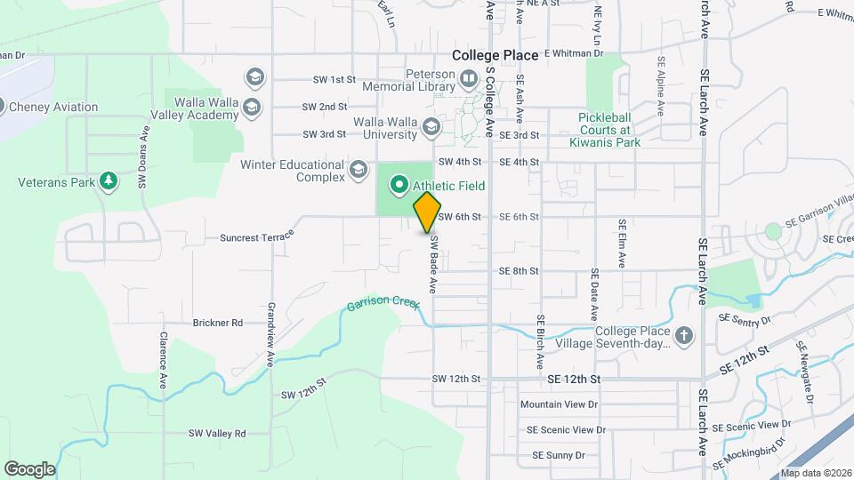632 SW Bade Ave Map and Location Details
