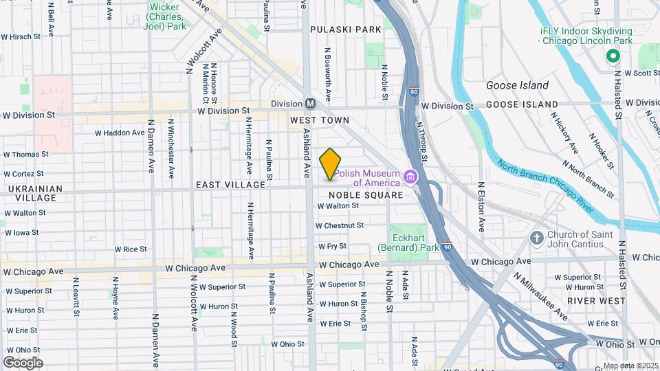 1526 W Augusta Blvd Mapa y Detalles de la Ubicación