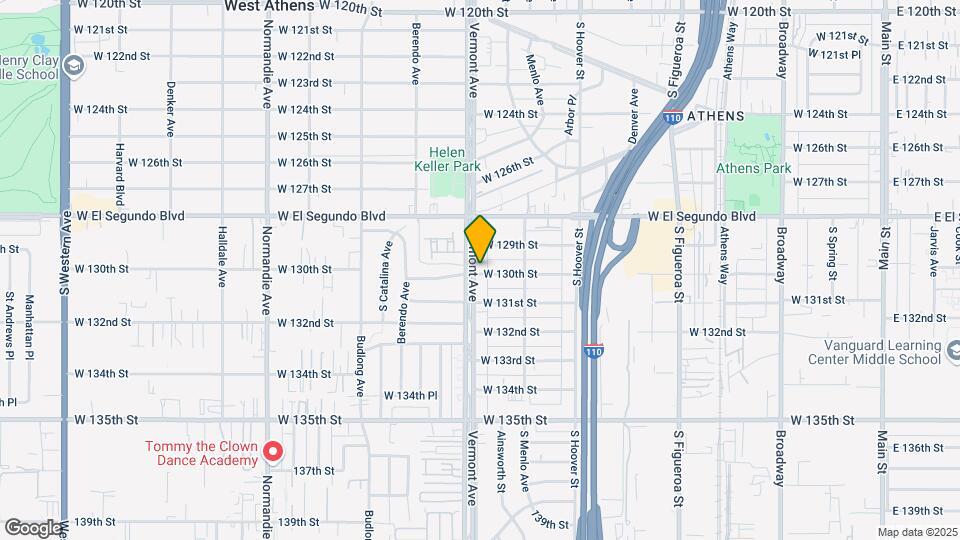 855 W 130th Map and Location Details