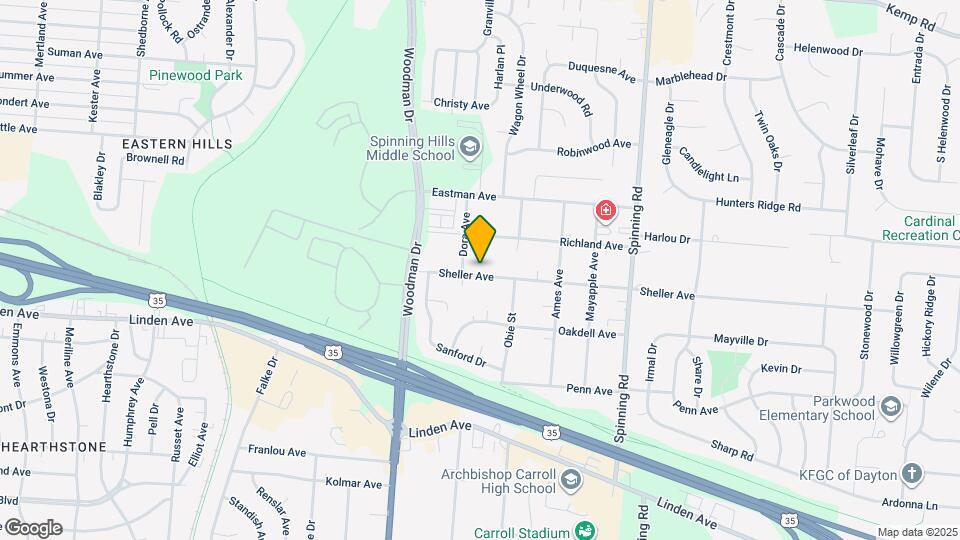 4315 Sheller Ave Map and Location Details