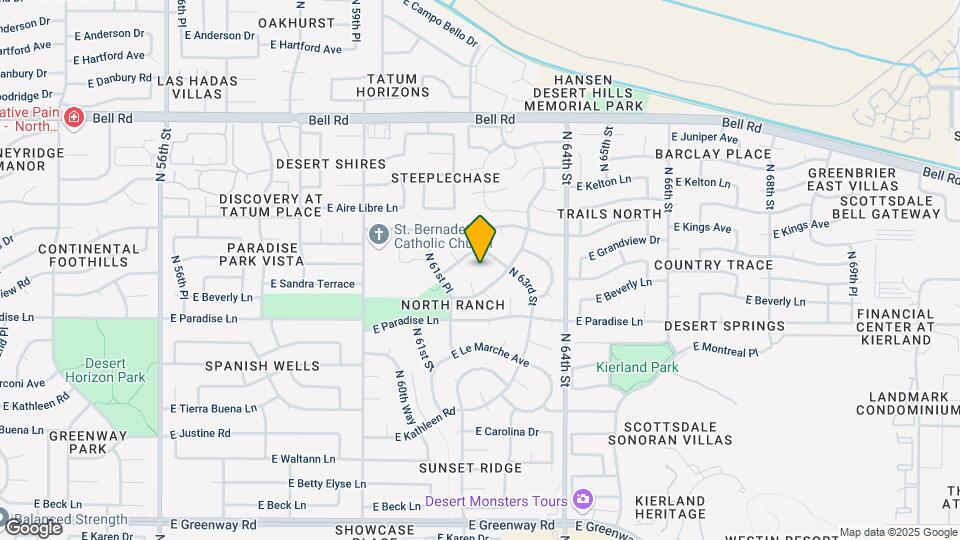16245 N 62nd Way Mapa y Detalles de la Ubicación