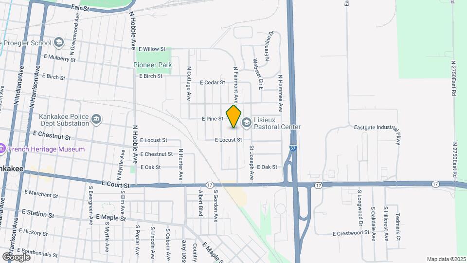 335 N Fairmont Ave Map and Location Details