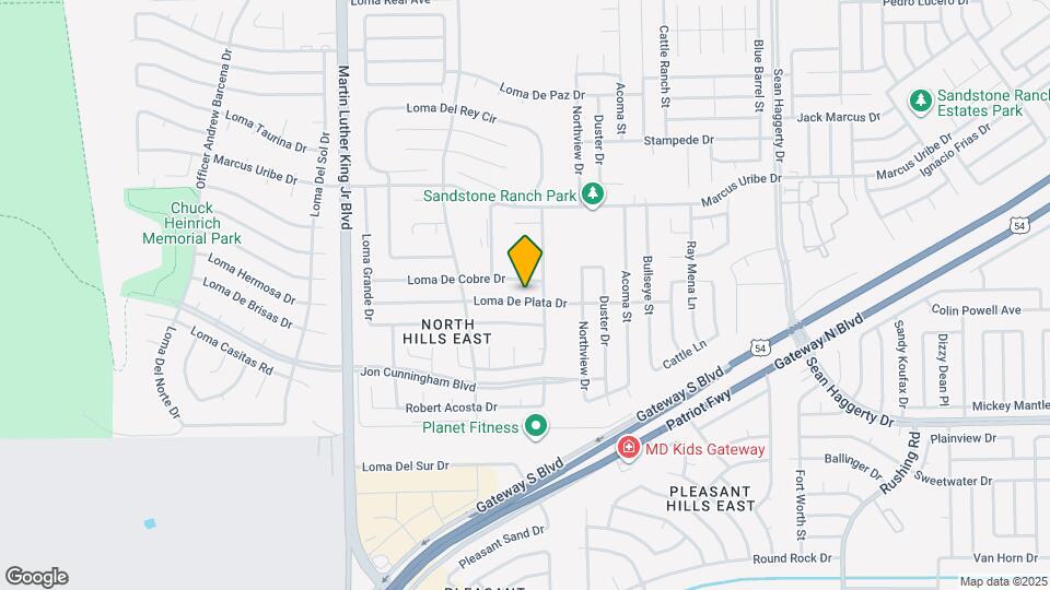 4749 Loma De Plata Dr Map and Location Details