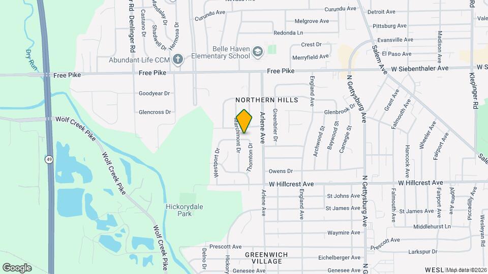 4915 Rockland Dr Map and Location Details