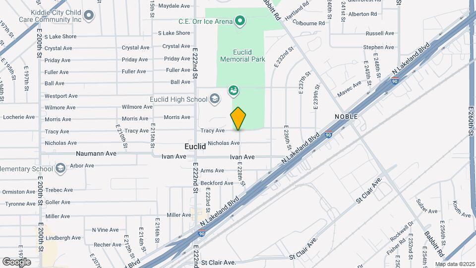 22750 Tracy Ave Map and Location Details