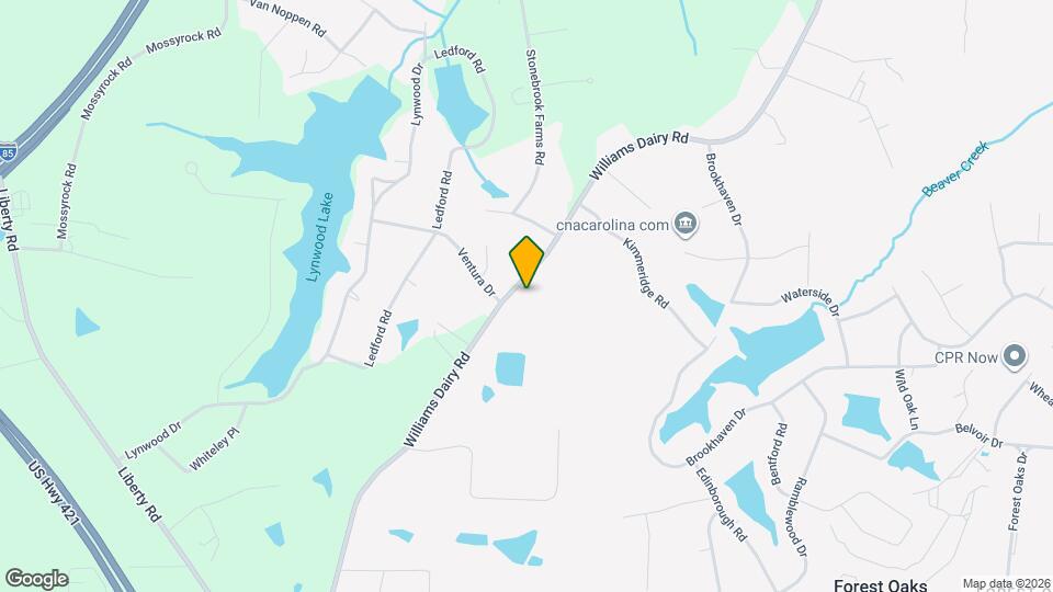 4115 Williams Dairy Rd Map and Location Details