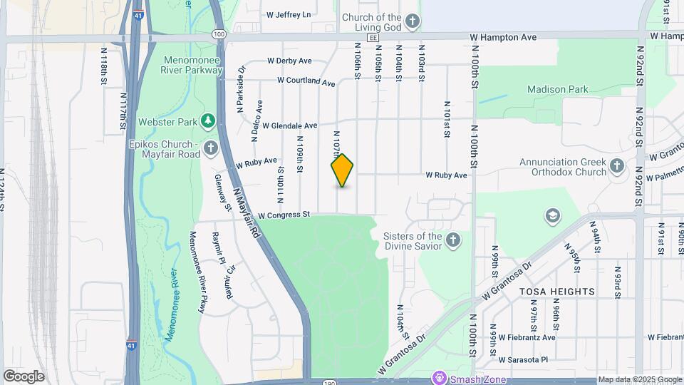 4454 N 107th St Map and Location Details