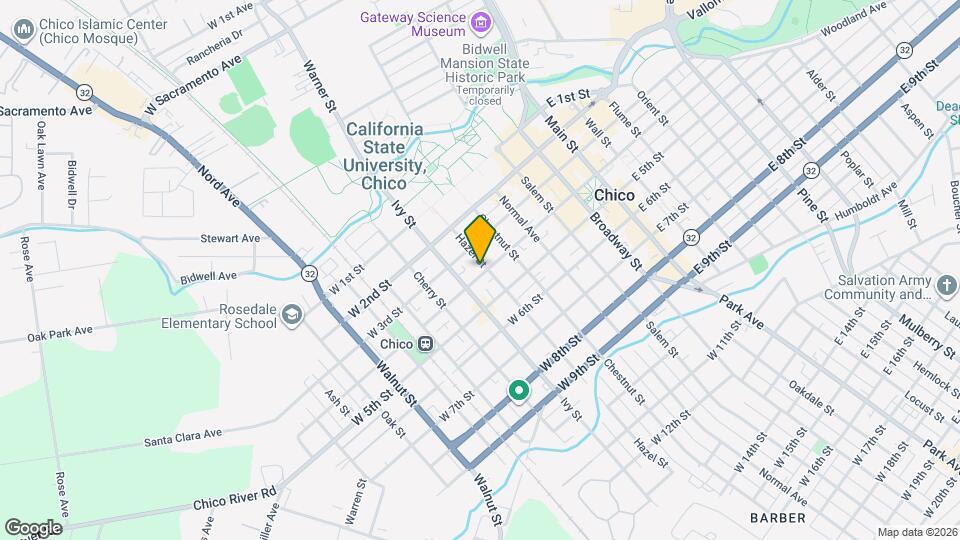 346 Hazel St Map and Location Details