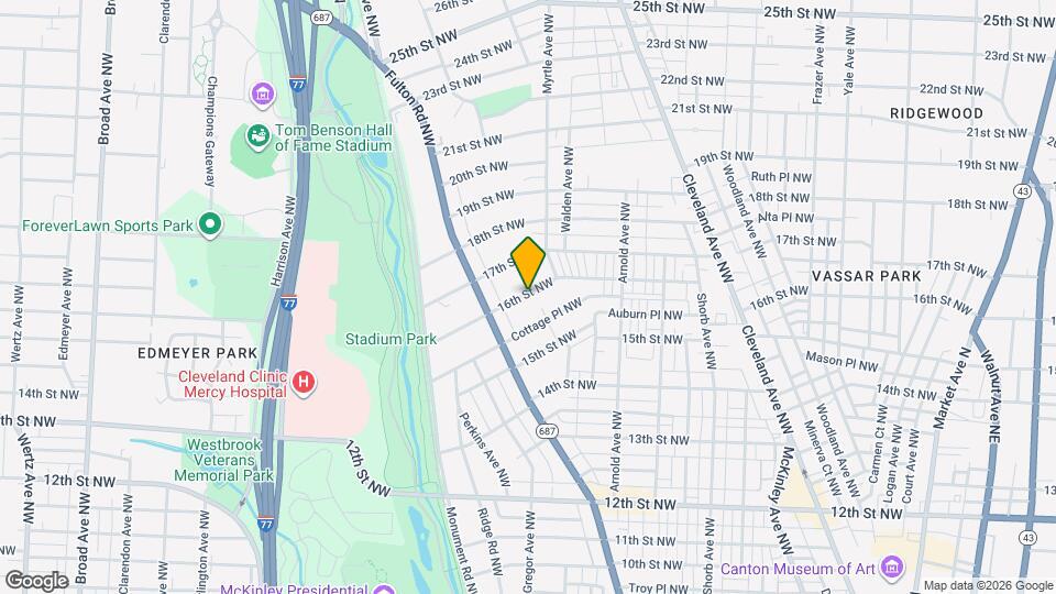 1416 16th St NW Map and Location Details