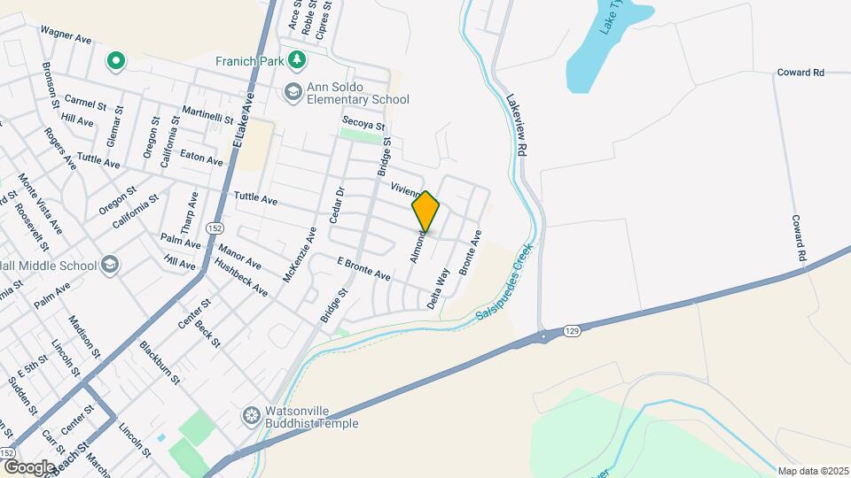 782 Almond Dr Map and Location Details