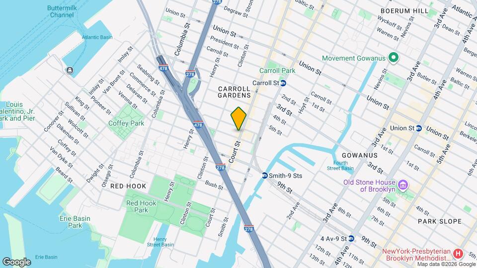 498 Court St Map and Location Details