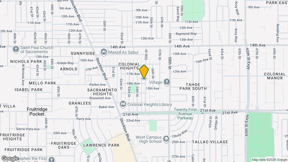 4240 55th St Map and Location Details