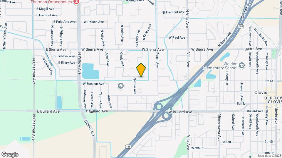500 W Escalon Ave Mapa y Detalles de la Ubicación
