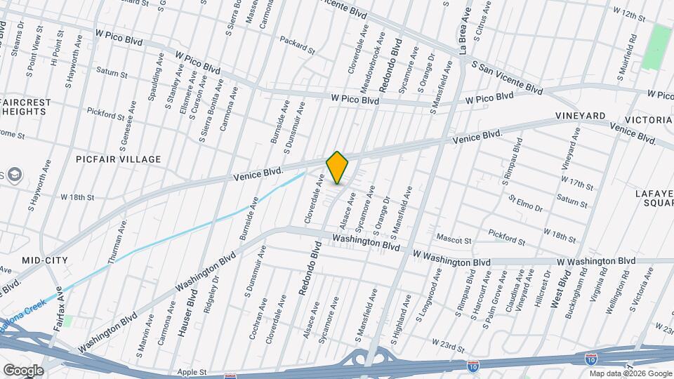 1807 Redondo Blvd Map and Location Details