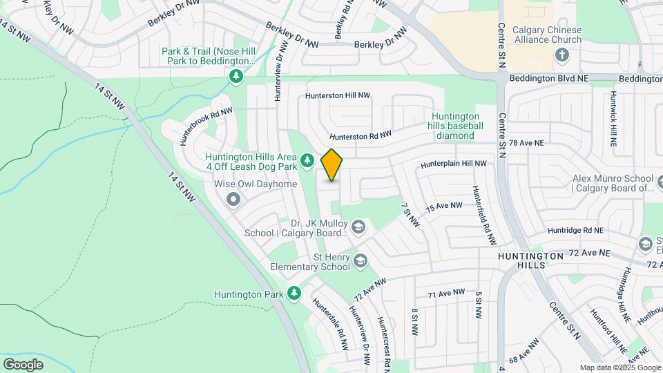 207A Huntington Park Bay NW Map and Location Details