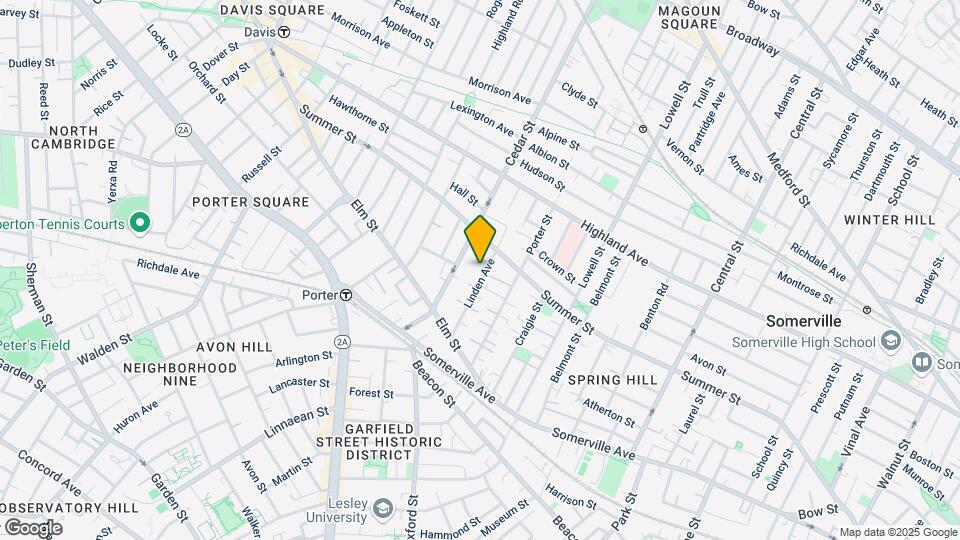 42A Linden Ave, Unit 3 Mapa y Detalles de la Ubicación